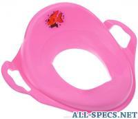 М-пластика Idea Накладка на унитаз детская Рыбка цвет розовый 8408022