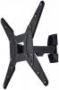 HAMA Кронштейн H-118102 черный для ЖК ТВ 32"-65" настенный поворот и наклон VESA 400x400 до 20кг 179803111