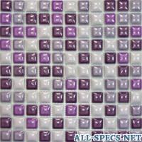 Elada Mosaic Mosaik 25tc-vm 300x300x9 mm Lila Mischung 730605141